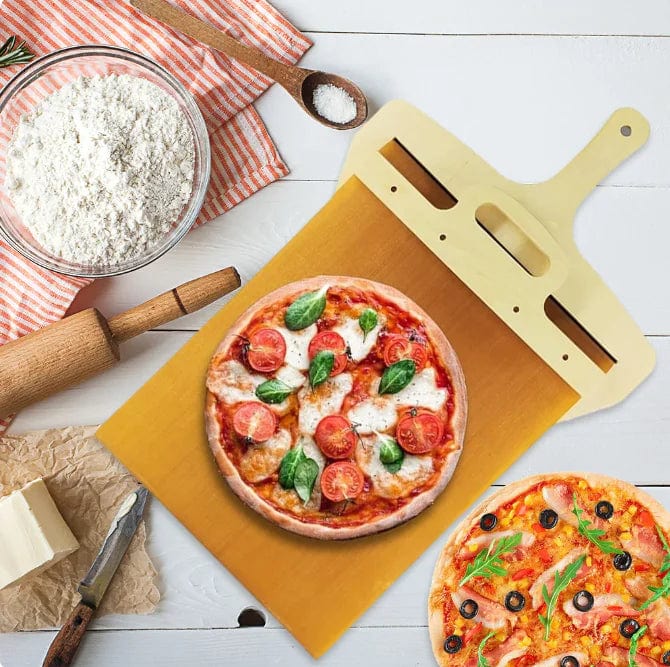 FlexiPizza Spade – Justerbar Pizzaspatel for Hjemmet Luvikno