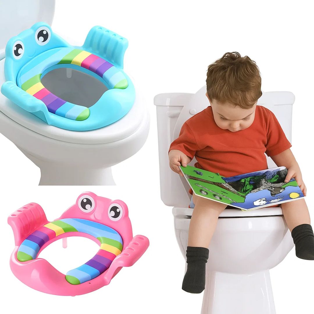 TrainEase | Bærbar Potty Sete – Sikker Skli‑Fri Design – Enkel Rengjøring Plastikk – Kompakt Reise Løsning for Potty Trening Småbarn Luvikno