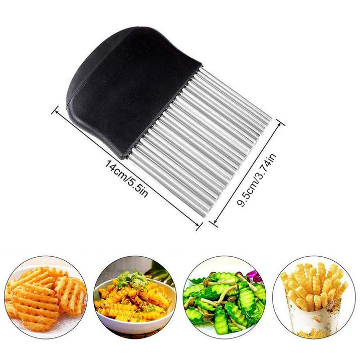 Rustfritt Stål Crinkle Chopper | Luvikno