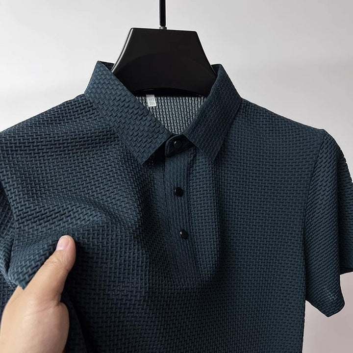 Mesh Ice Silk Korte Ermel T-skjorte | Luvikno