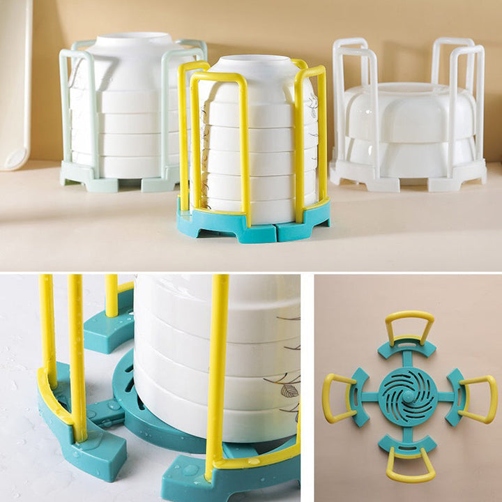 Bowl Plate Holder Drain Rack | Luvikno