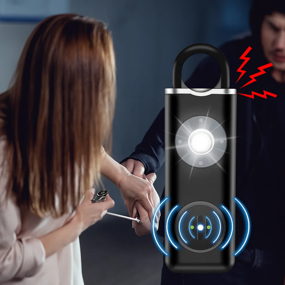Ultra-Høyt 130 dB Sirene – Kompakt LED Fakkel Sikkerhetsenhet – For Nattgående Studenter & Pendler Luvikno