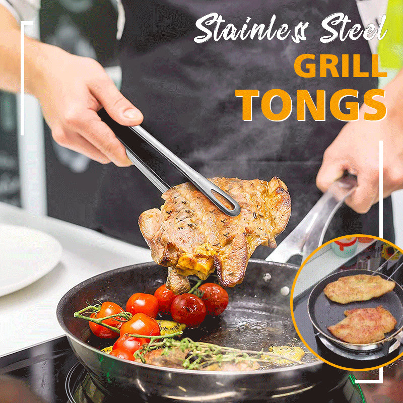 Rustfritt Stål Grill Tenger | Luvikno
