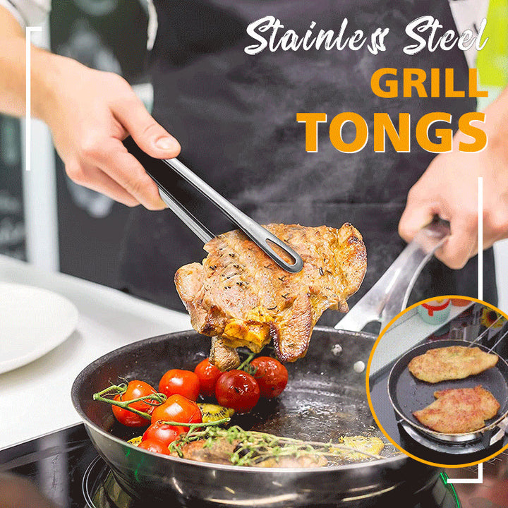 Rustfritt Stål Grill Tenger | Luvikno