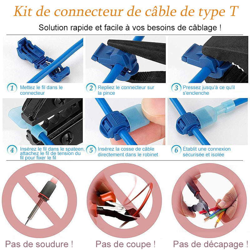 Wire Connector Kit Type T | Luvikno