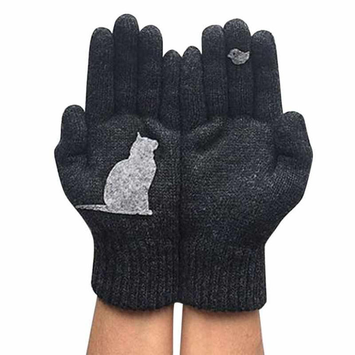 Luvikno | Kottongloves i kattestil