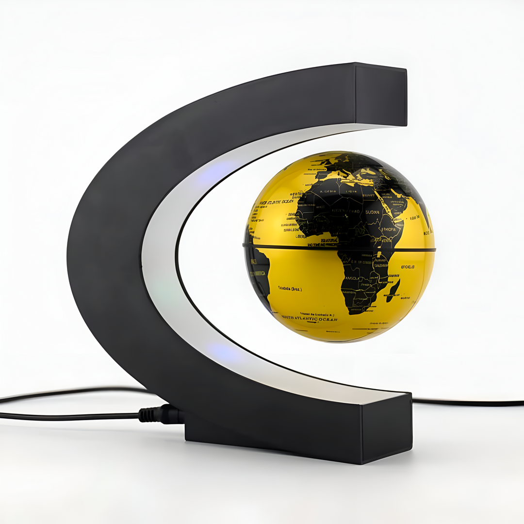 Luvikno | Armstrong | Magnetisk Levitasjon Flytende Globe Lampe med LED Verdenskart