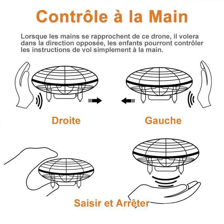 Ufo Mini Flygende Biler Droner med Induksjon | luvikno
