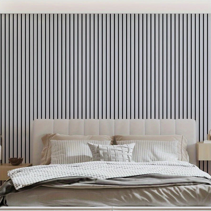 Veggedekorasjon 3D Tre-look PVC Panel Selvklebende Vanntett Luvikno