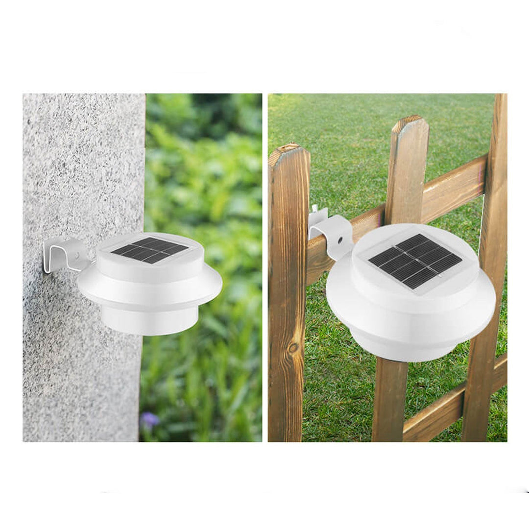 Solar Cylinder LED Utendørs Vanntett Gjerde Vegglampe | Luvikno
