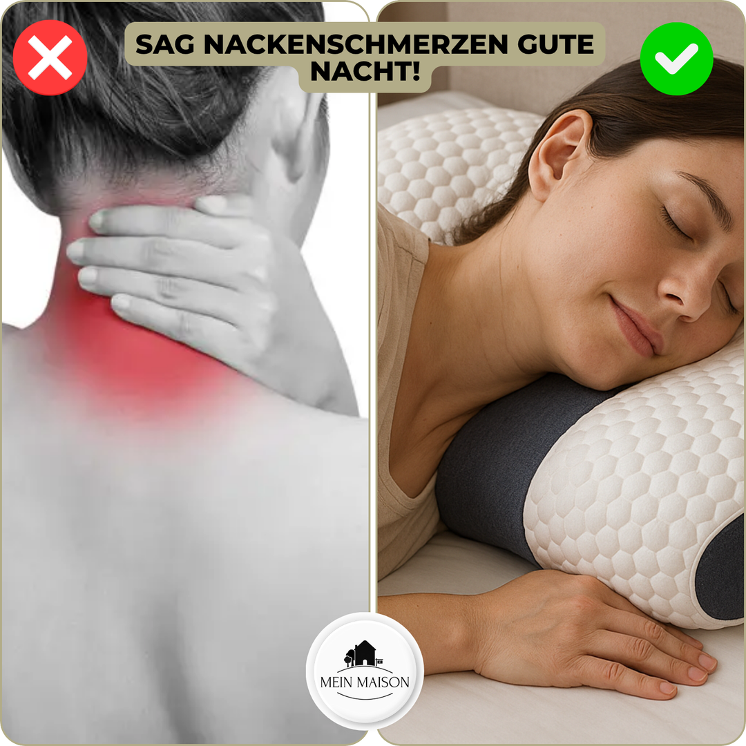 Luvikno | Ergonomisk Nakkepute Minne Skum Pustende Kontur