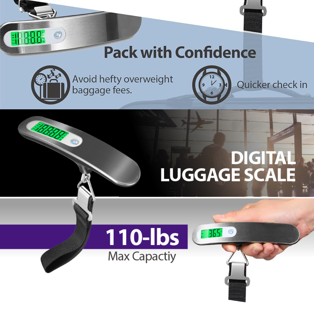 Digital Bagasjevekt - Unngå uventede bagasjegebyrer enkelt Luvikno