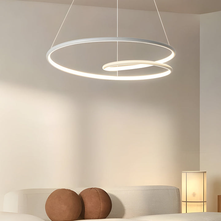 Moderne LED-lampe med dimmefunksjon – pendellampe for spisestue og stue | Luvikno