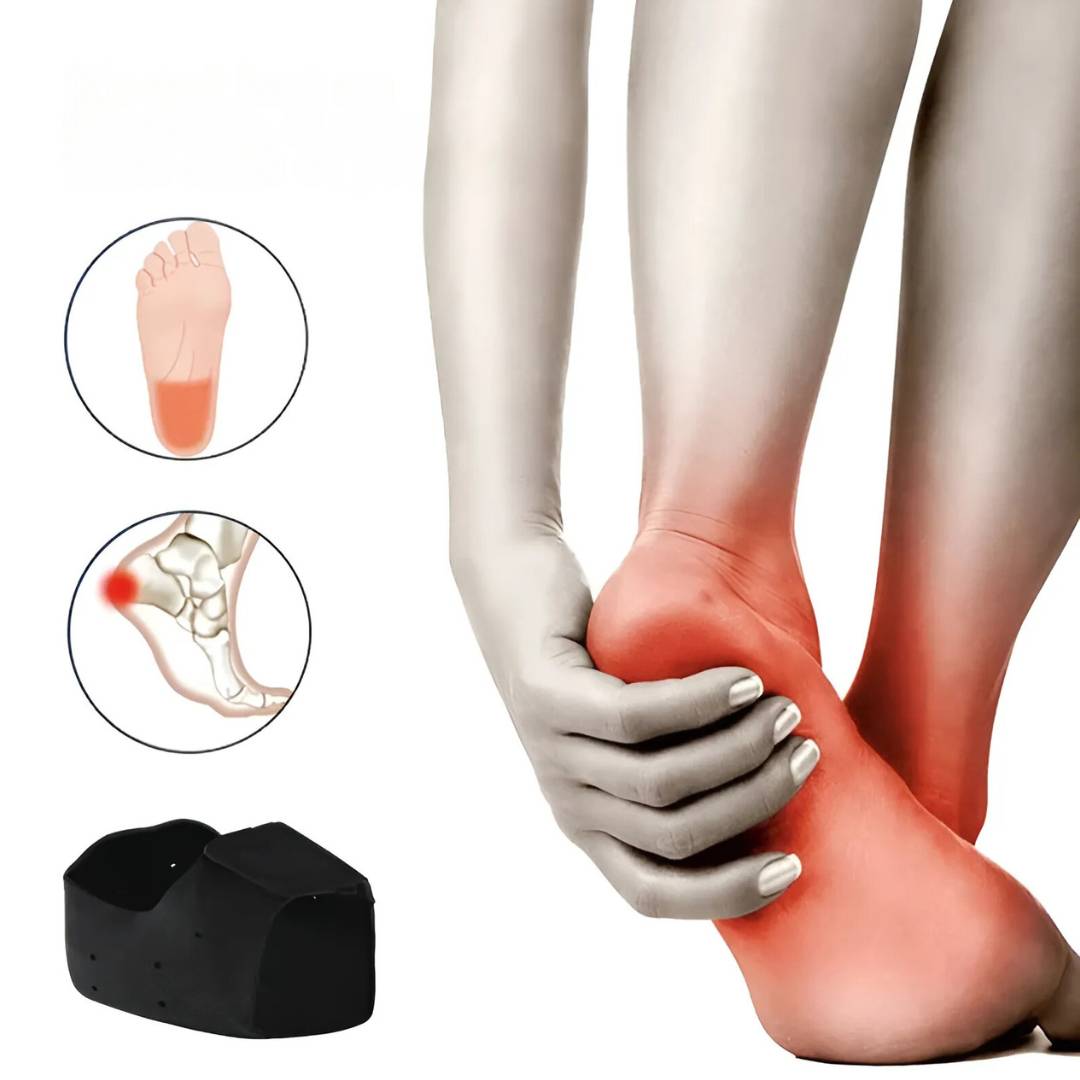 GelCush hælcupper for plantar fasciitt | Myke gelinnlegg - for hælsmerterelief og sjokkabsorpsjon Luvikno