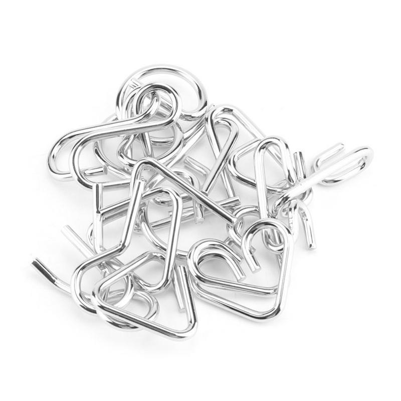 Metal Puzzle Toys Set (8 Pieces) | Luvikno