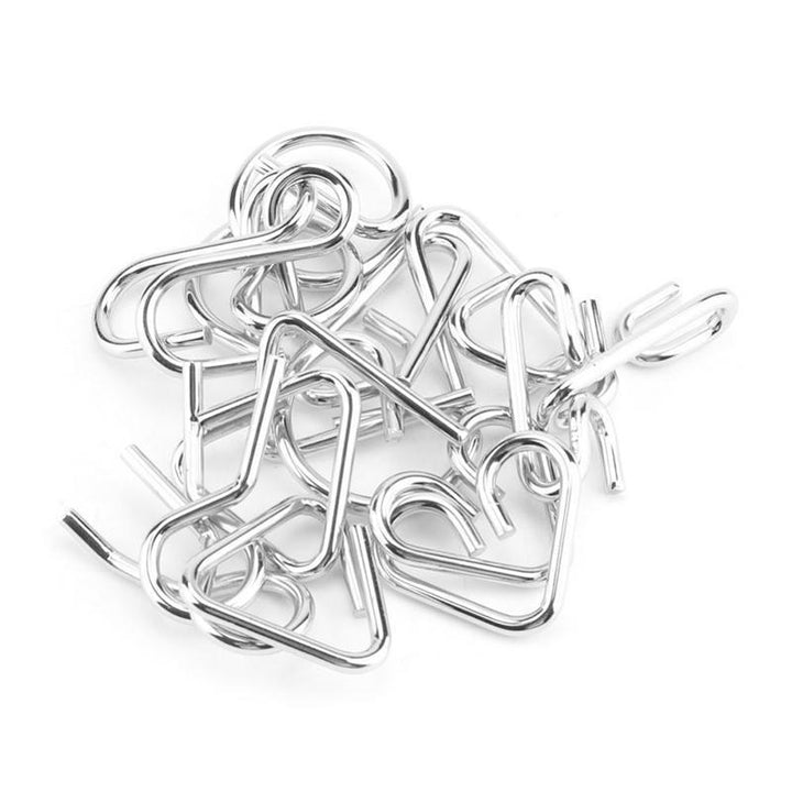 Metal Puzzle Toys Set (8 Pieces) | Luvikno
