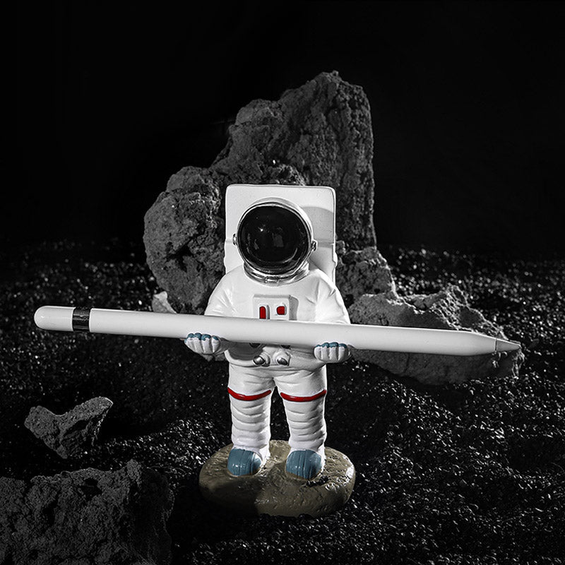 Støtte for telefoner eller penner i astronautdekorasjoner | Luvikno