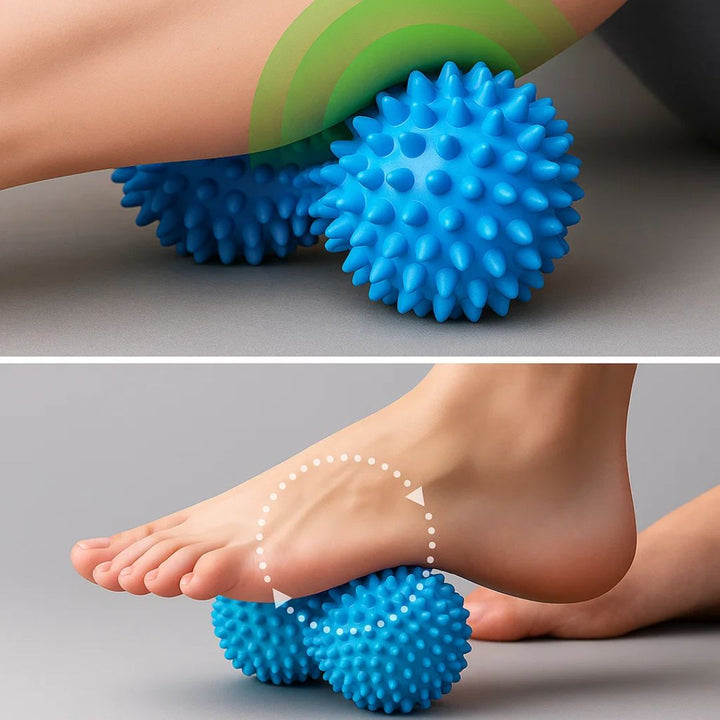 Dypvevsmuskel-lindring – Fast piggete dual-ball design – Raskere restitusjon for aktiv livsstil Luvikno
