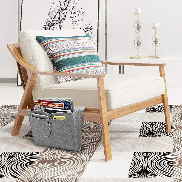 Luvikno | Filtramme Hengeorganizer Bag for Seng Sofa Skrivebord
