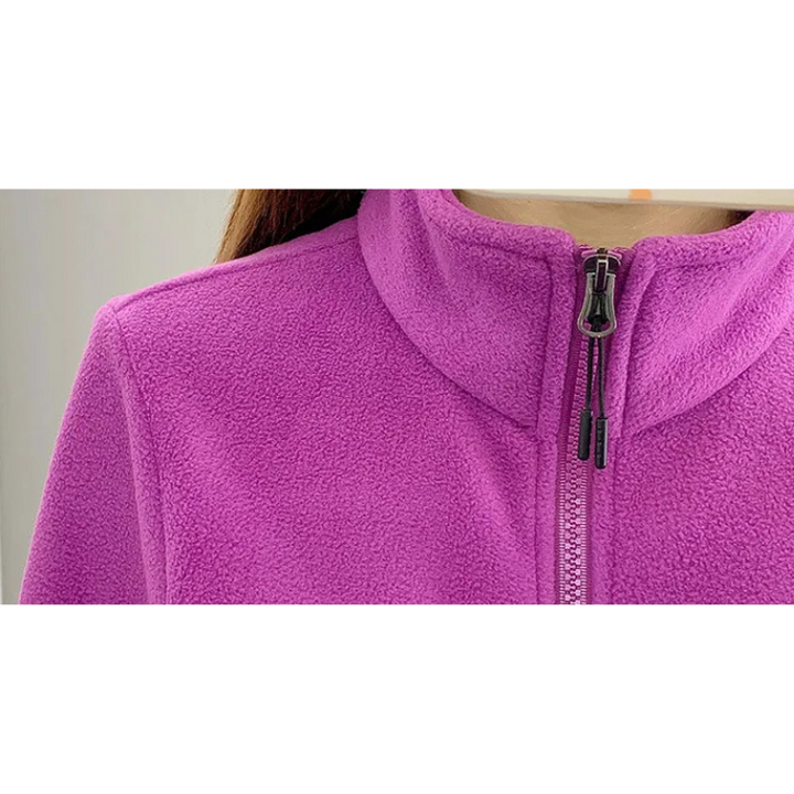 Luvik | Fleece Liivit Naisten Täyspitkällä Vetoketjulla, Kevyt Ja Lämmin Suunnittelu