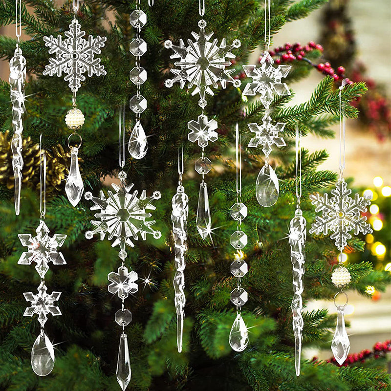 Crystal Christmas Snowflake Decoration | Luvikno