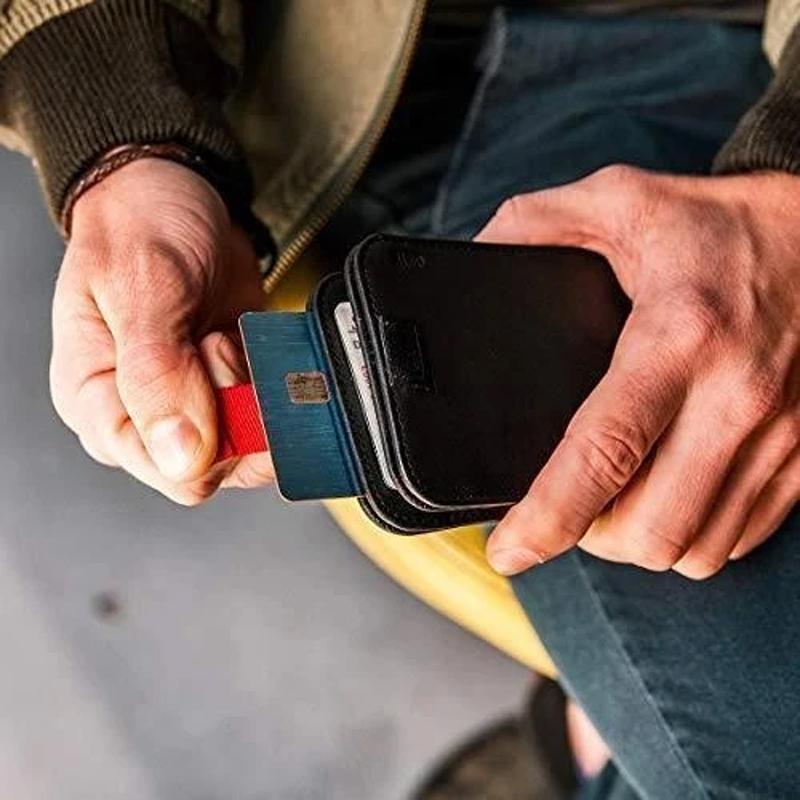Men's Extra-slim Leather Wallet | Luvikno