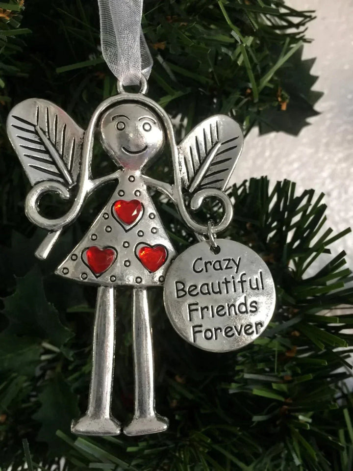 Engel Ornament Julegave - Morsom Vennskapgave | Luvikno