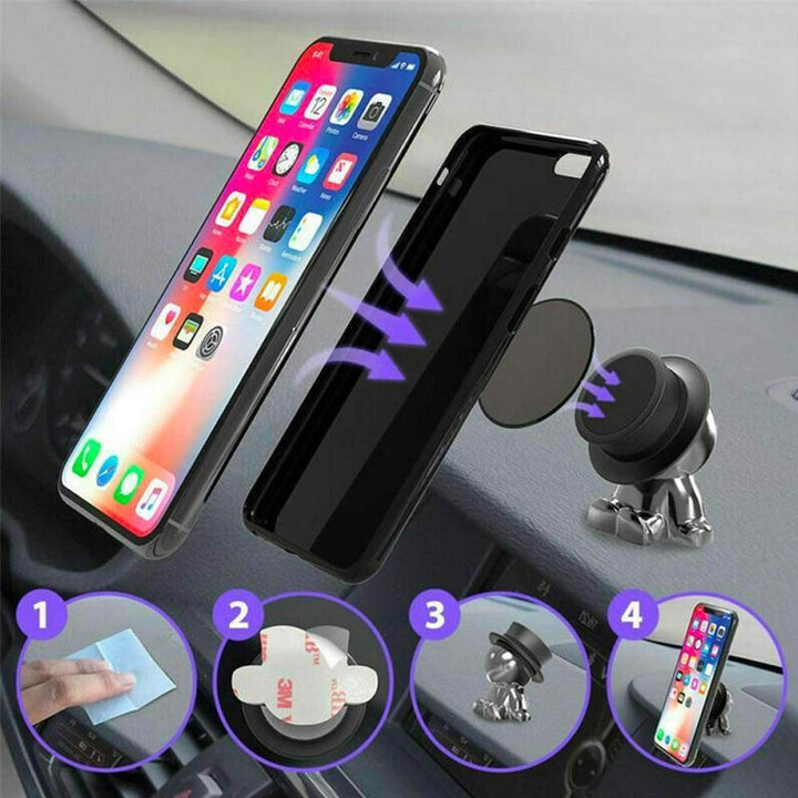 Søt magnetisk roterende 360° telefonholder | Luvikno