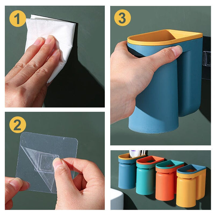 Stick-on Tannbørsteholder | Luvikno