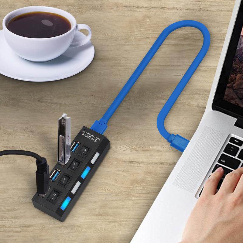 Luvikno | Høyhastighets USB Hub med Flere Porter
