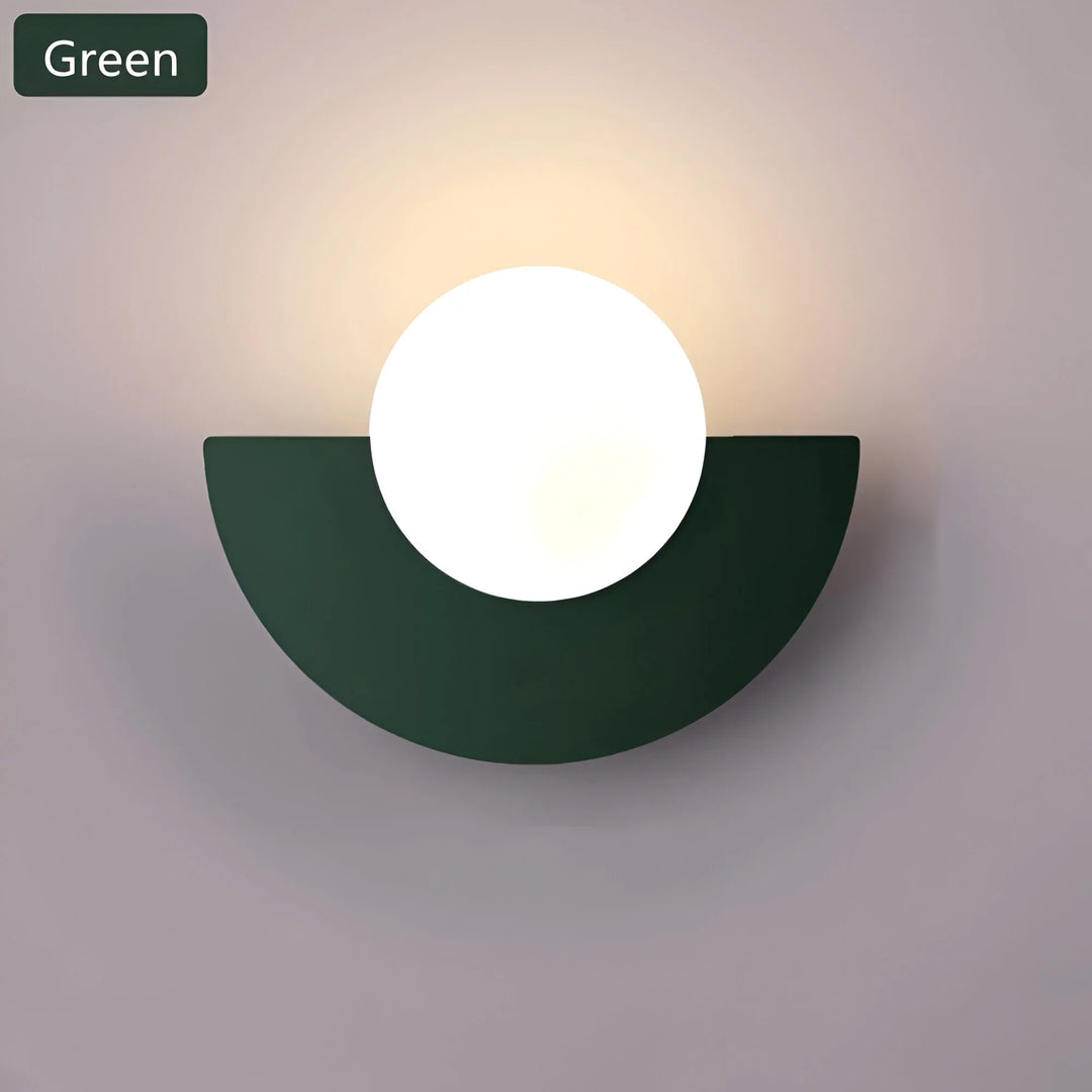 LumiGlow – Moderne Halvsirkel Vegglampe