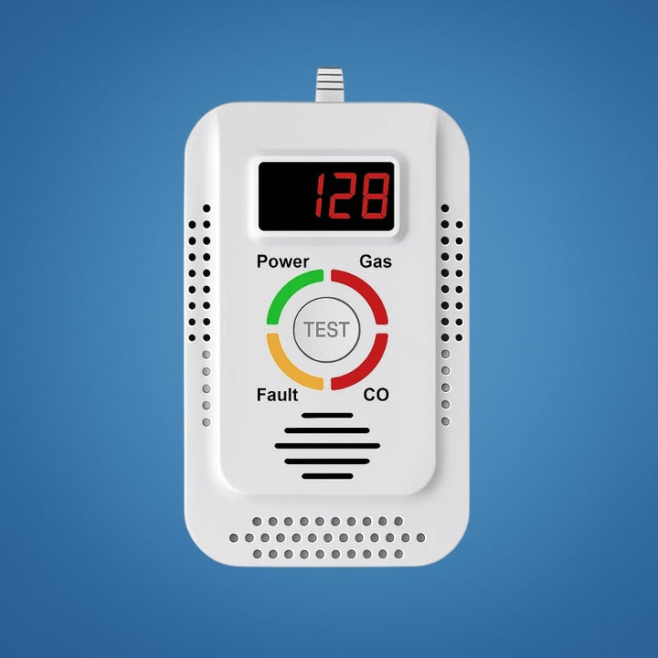 Digital Display – 85dB Høyt Alarm – Hjemmesikkerhetsenhet – Tidlig Varsel Beskyttelse for Familie Luvikno