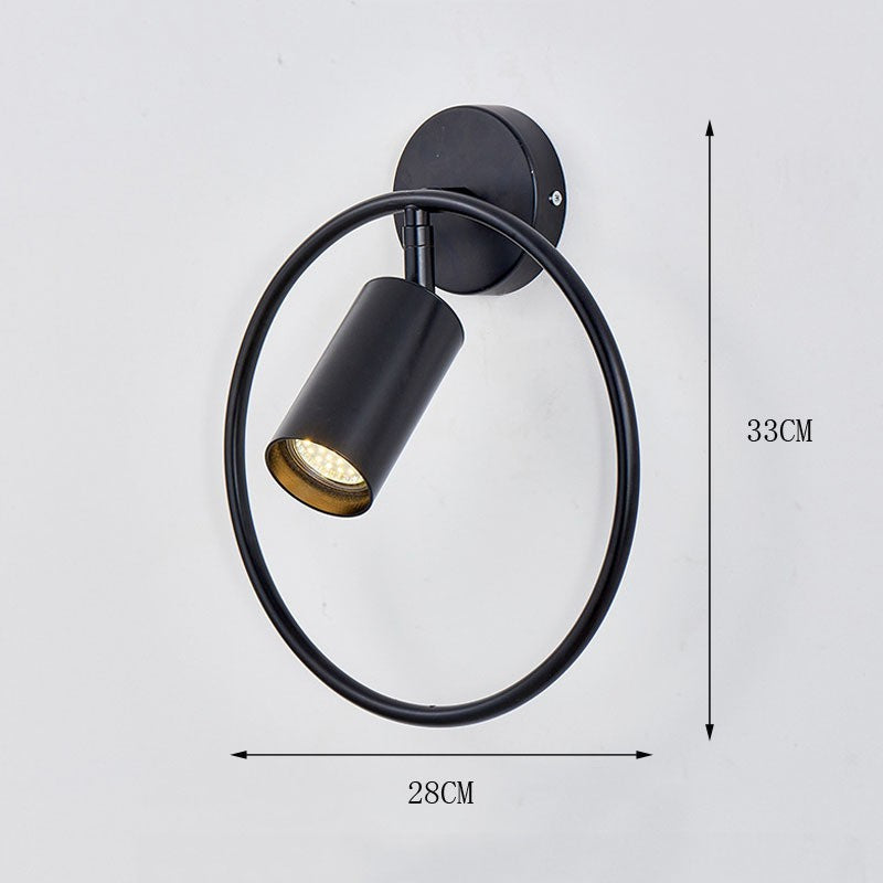 Runde Jern Vegglampe Luvikno