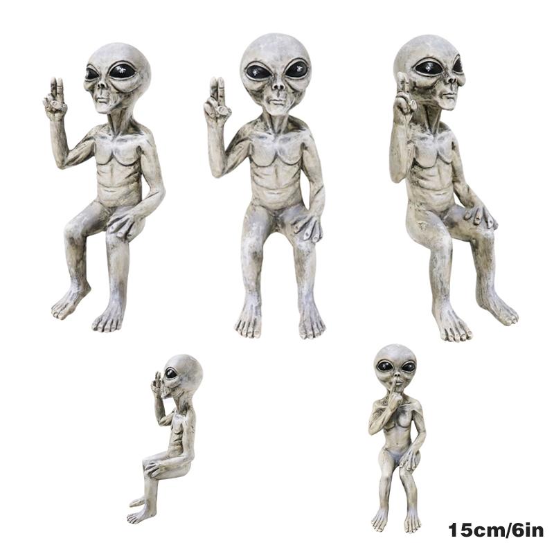 Statue Garden Alien | Luvikno