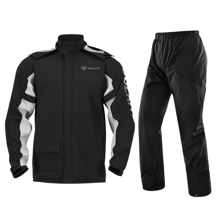 Luvik | Unisex Motorsykkel Regnjakke - vanntett og pustende - Lett design