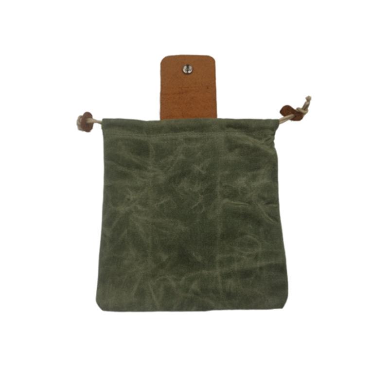 Dimoohome™ Lærrete og kanvas bushcraft bag | Luvikno