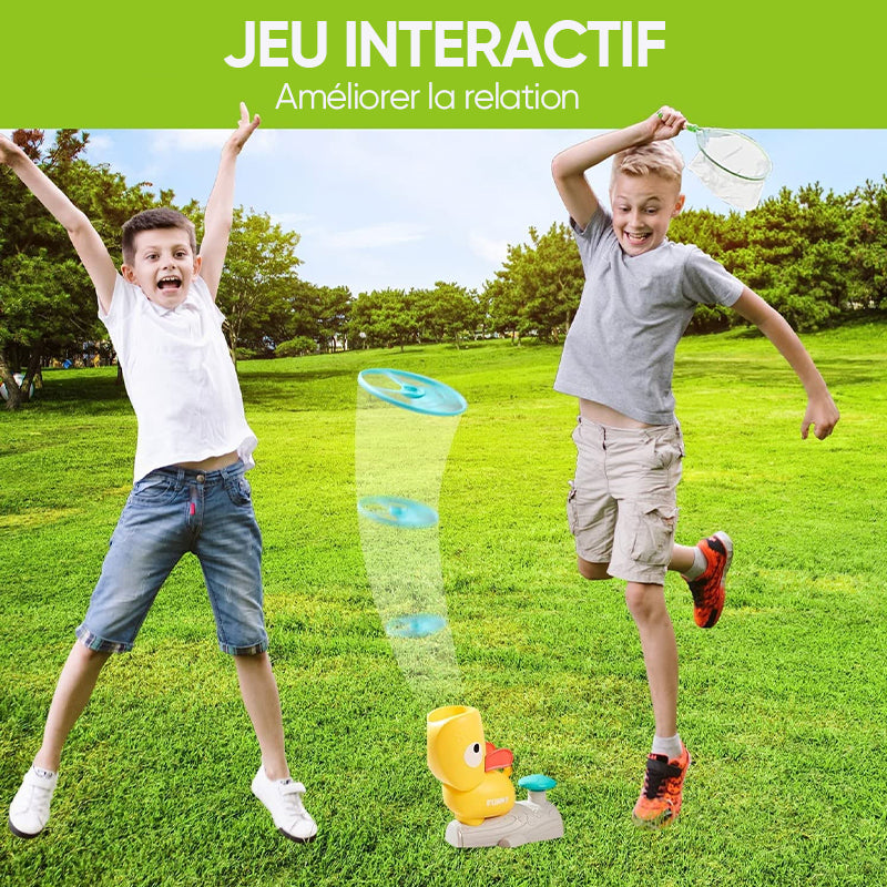 Toy flying ring catapult | luvikno