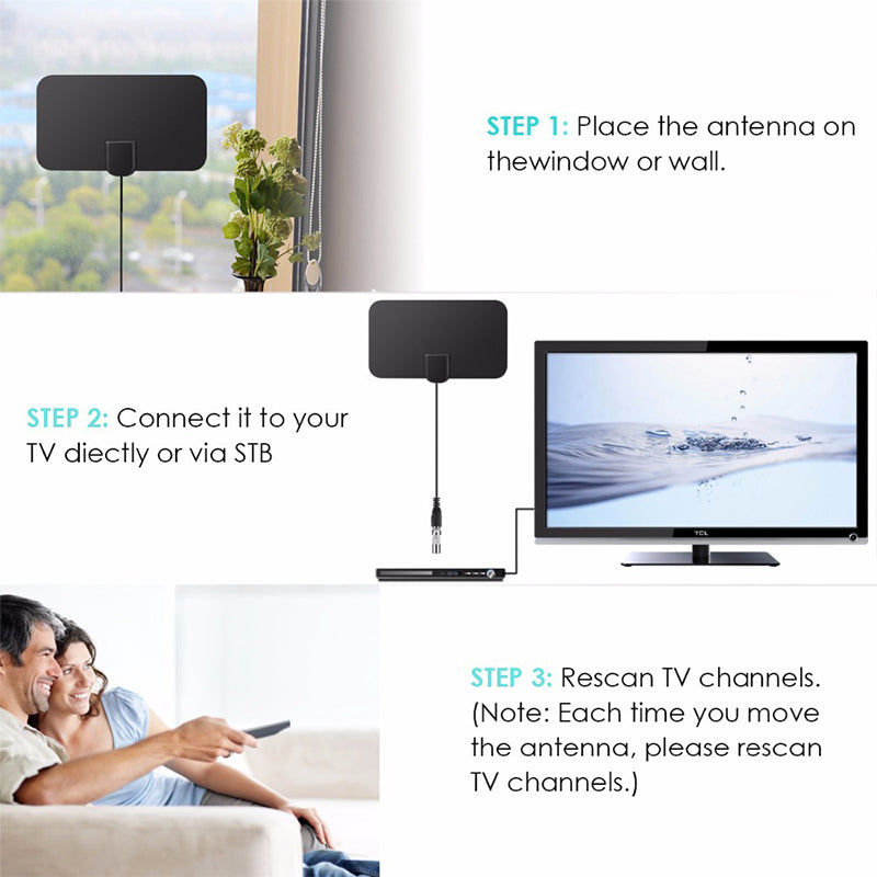 2023 oppgradering DIGITAL HDTV ANTENNE 4K | Luvikno
