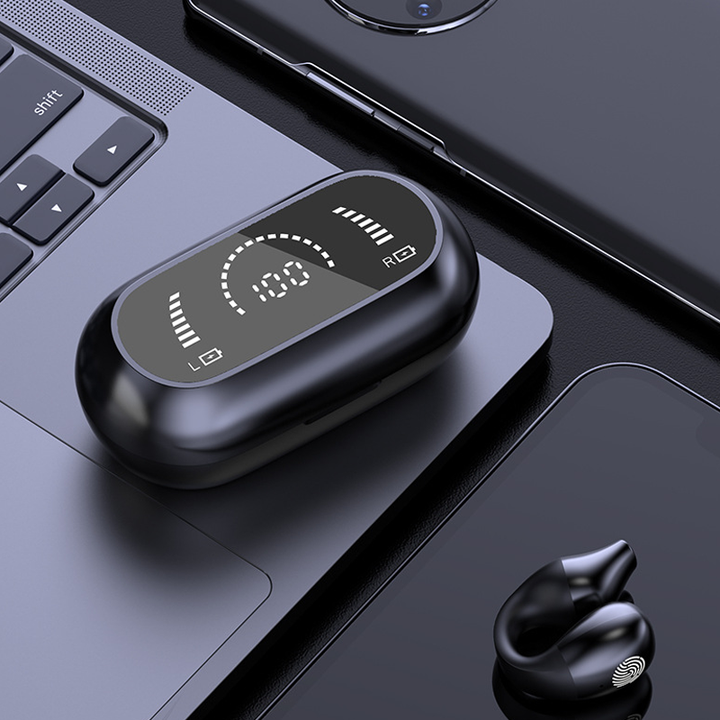 Luvikno | Trådløs Øreklips Bluetooth Headset