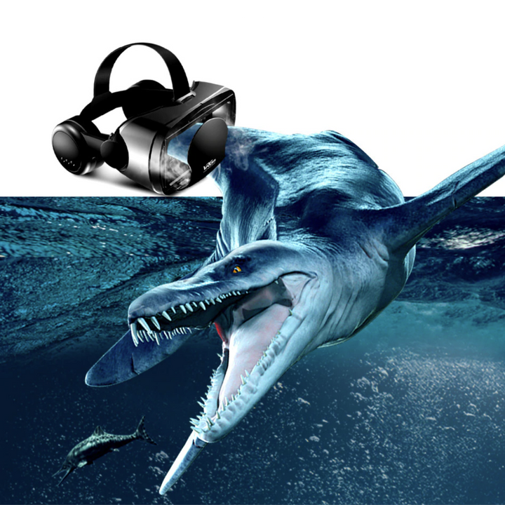 ImmersionX VR-briller - intelligente VR-briller med integrerte hodetelefoner Luvikno