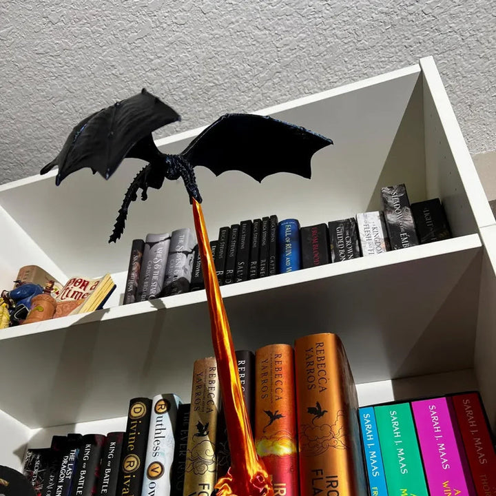 Dragon Flame Book Niche | Luvikno