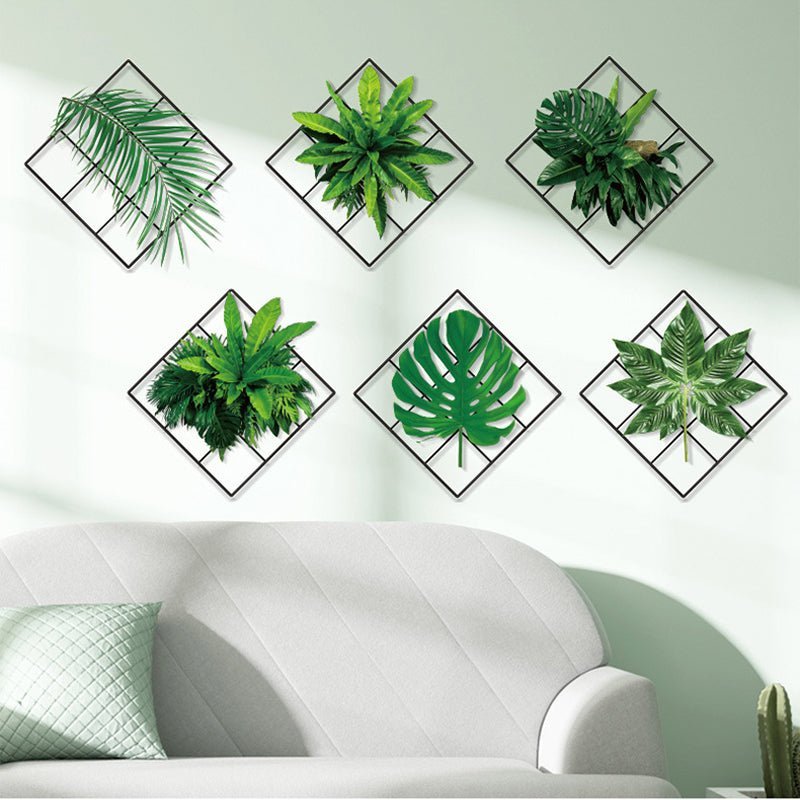 for planter illusjon av realistiske planter stilfullt dekorere | Luvikno