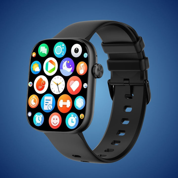 FitTrack Pro Advanced Smartwatch - Tilpassbare funksjoner | Helse- og treningsovervåking Luvikno