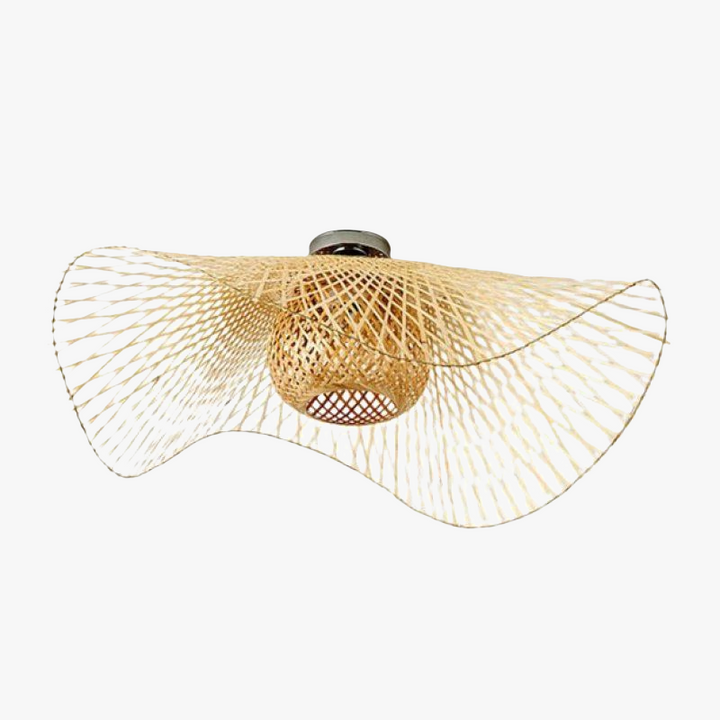 Luvikno | MutoCraft - Elegant rattan pendellampe med japanske influenser