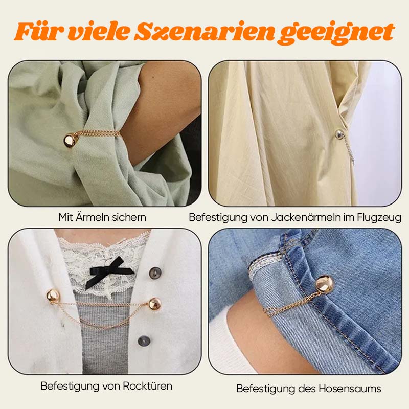 Luvikno | MagCloth Magnetiske Klesklipp | Rynkefri & Stoffvennlig | For Klær, Skjerf & Tilbehør | Perfekt for Garderobe & Reiser