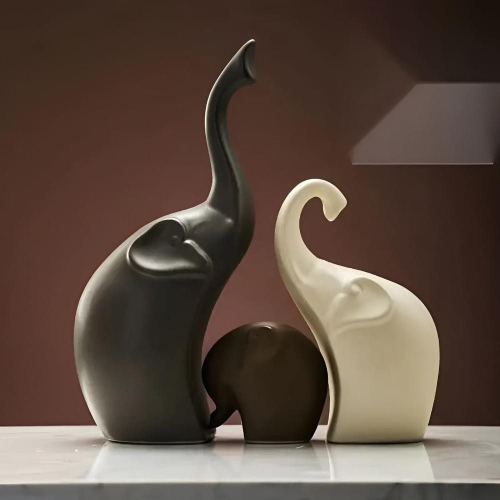 Abstrakt Hult Elefant Skulptur | Luvikno