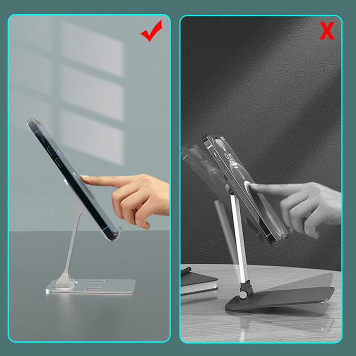 Aluminium Justerbar Skrivebord Telefonholder | Luvikno