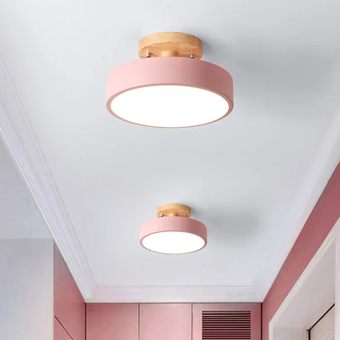Skandinavisk LED Taklampe - NordWood | Luvikno