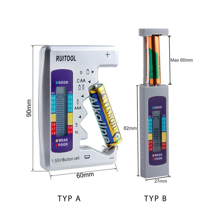 Batteri tester | Luvikno