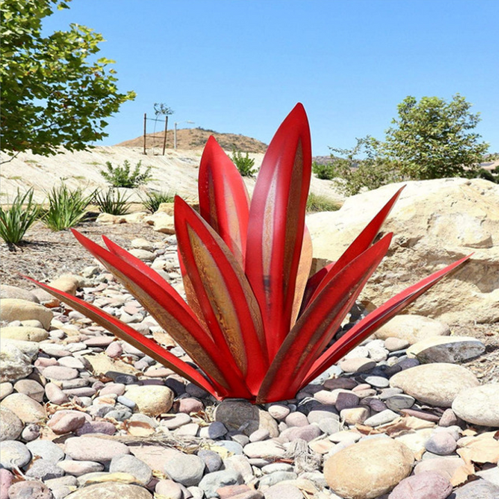 Vanntett Solar Hage Agave Lampe Dekorasjon | Luvikno